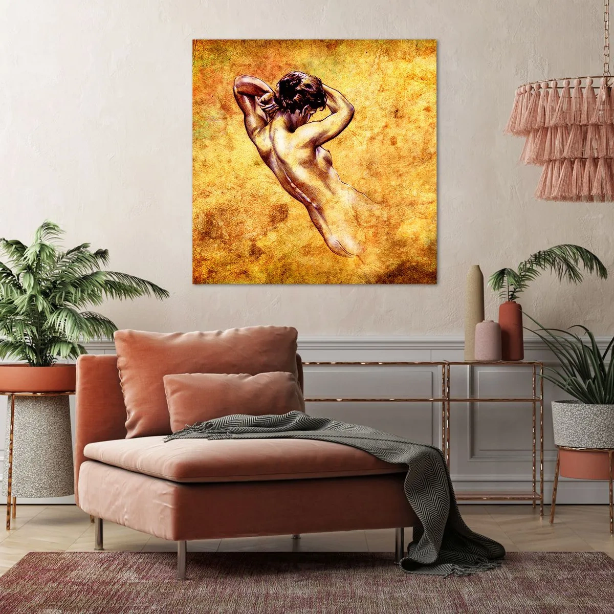 Bild auf Leinwand - Leinwandbild - Entdeckt, aber immer noch ein Rätsel - 50x50 cm