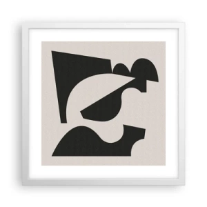 Poster in einem weißen Rahmen - Zum Selbstbauen - 40x40 cm