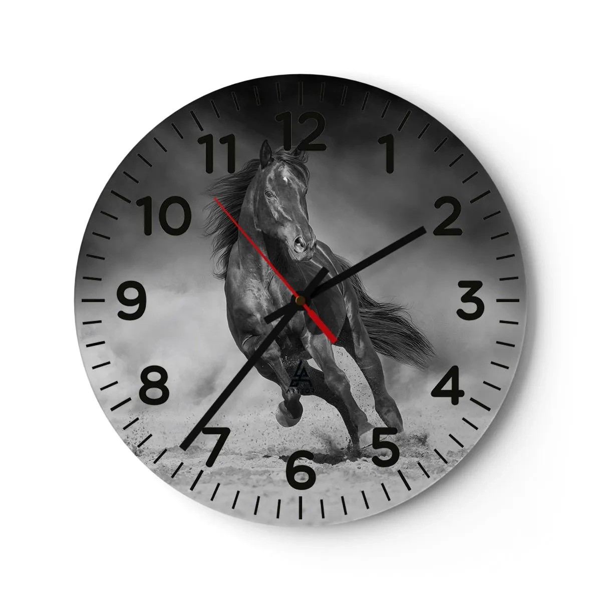 Wanduhr - Glasuhr - Würdig des Emirs selbst - 40x40 cm