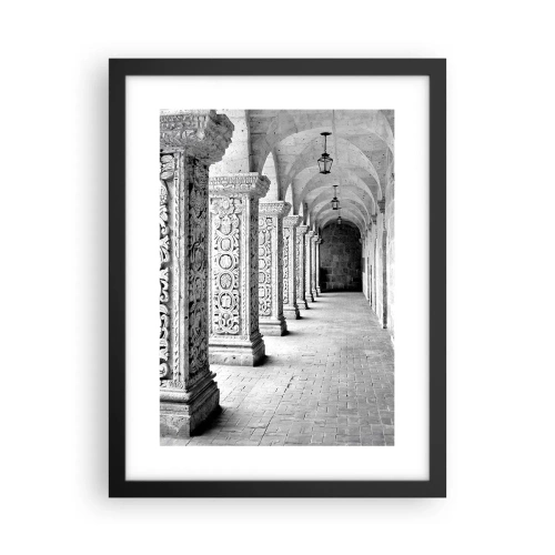 Poster in einem schwarzem Rahmen - Und wo geht’s hin...? - 30x40 cm