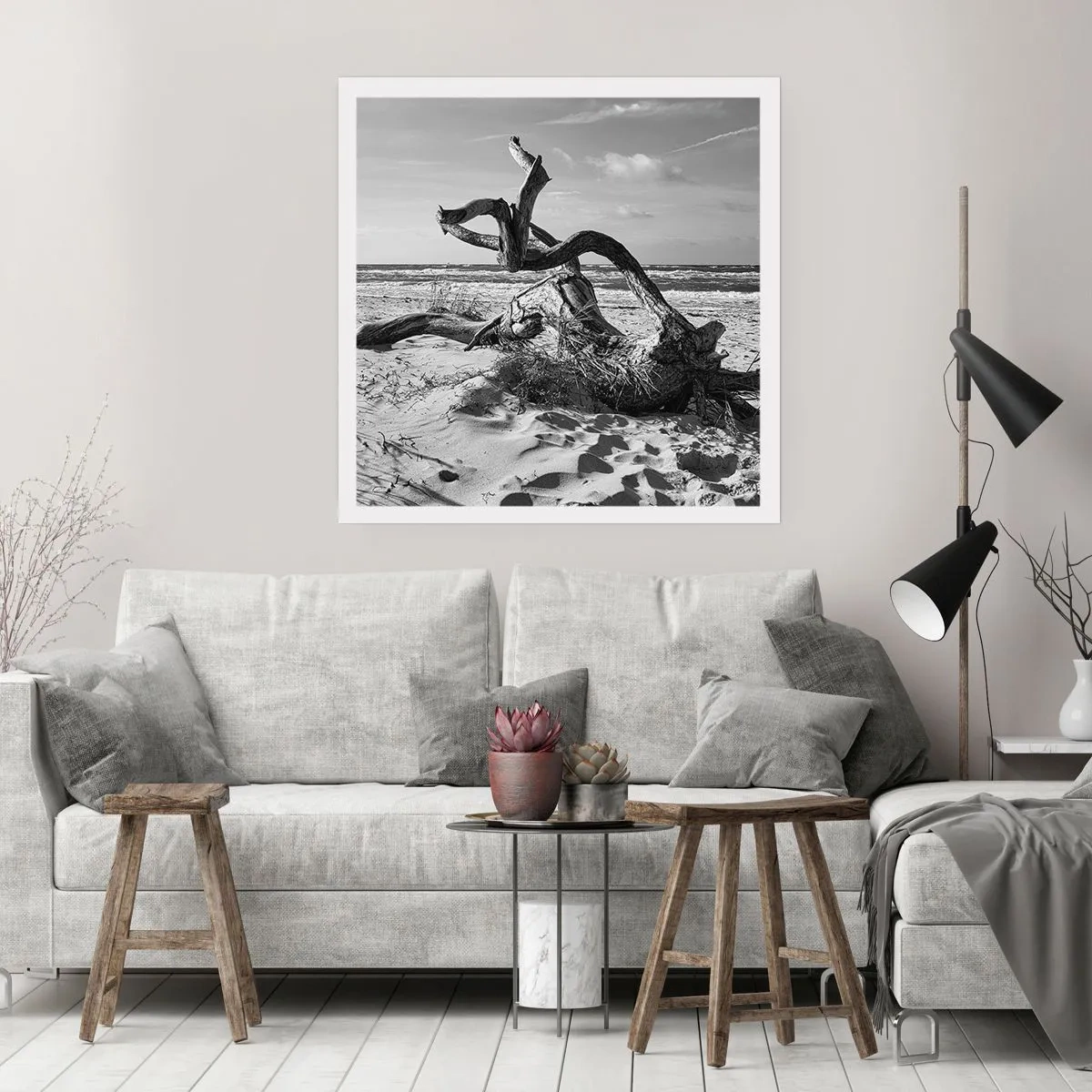 Poster - Meeresskulptur - 60x60 cm