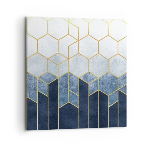 Bild auf Leinwand - Leinwandbild - Komposition im synkopischen Rhythmus - 60x60 cm