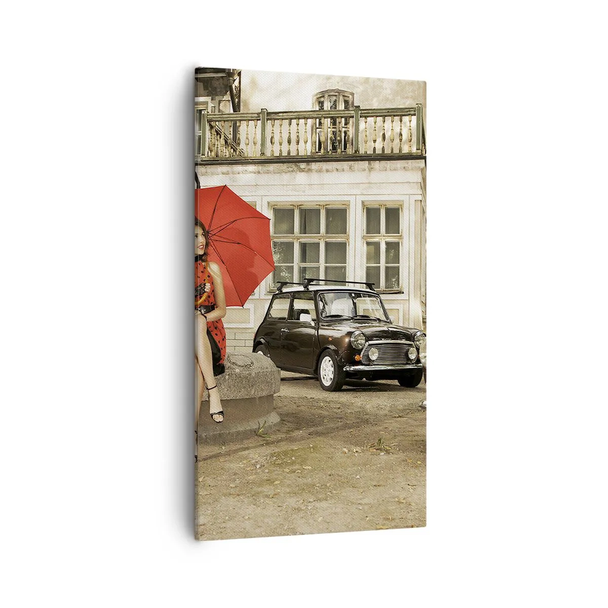 Bild auf Leinwand - Leinwandbild - Eine sentimentale Minireise - 55x100 cm