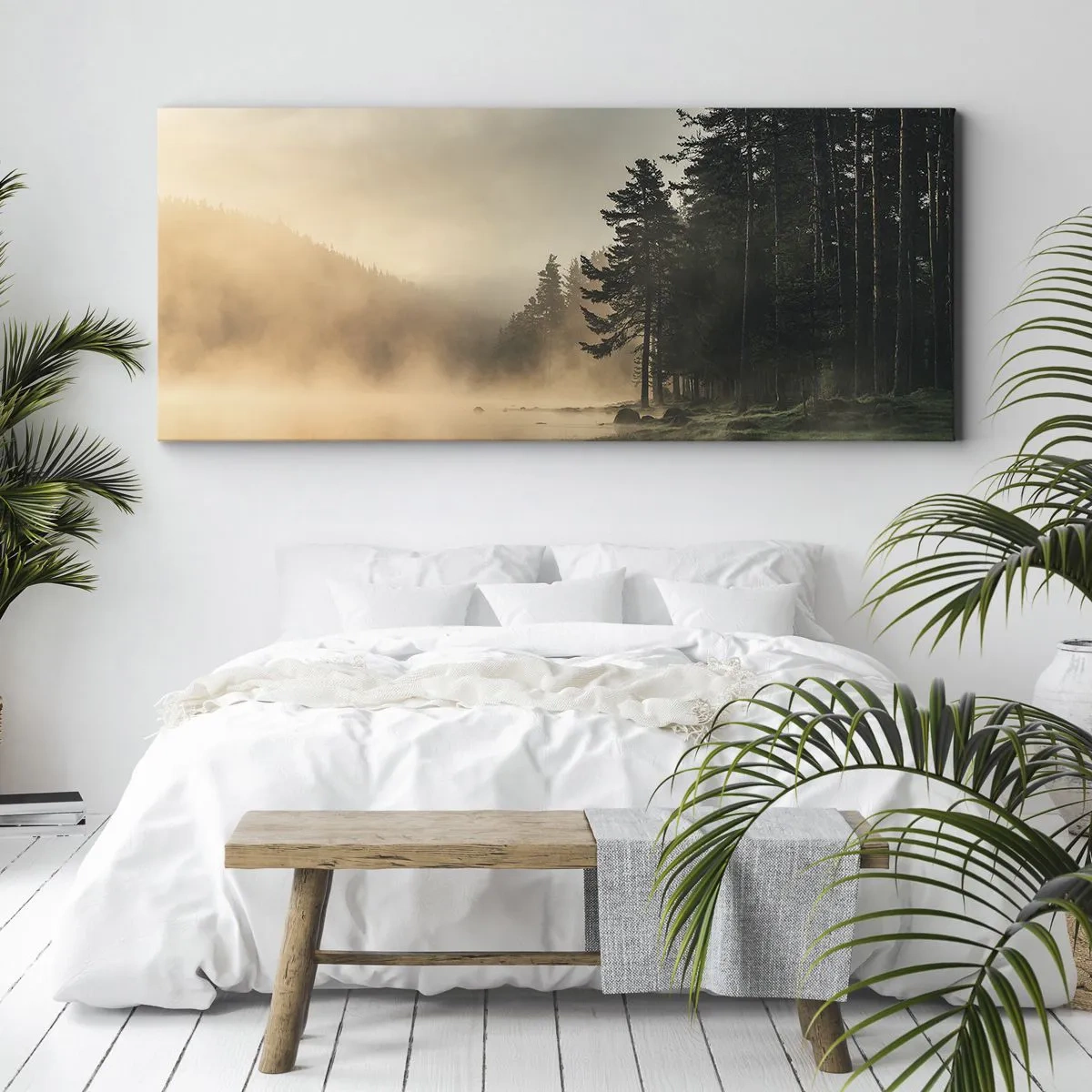Bild auf Leinwand - Leinwandbild - Die Geburt des Tages - 100x40 cm