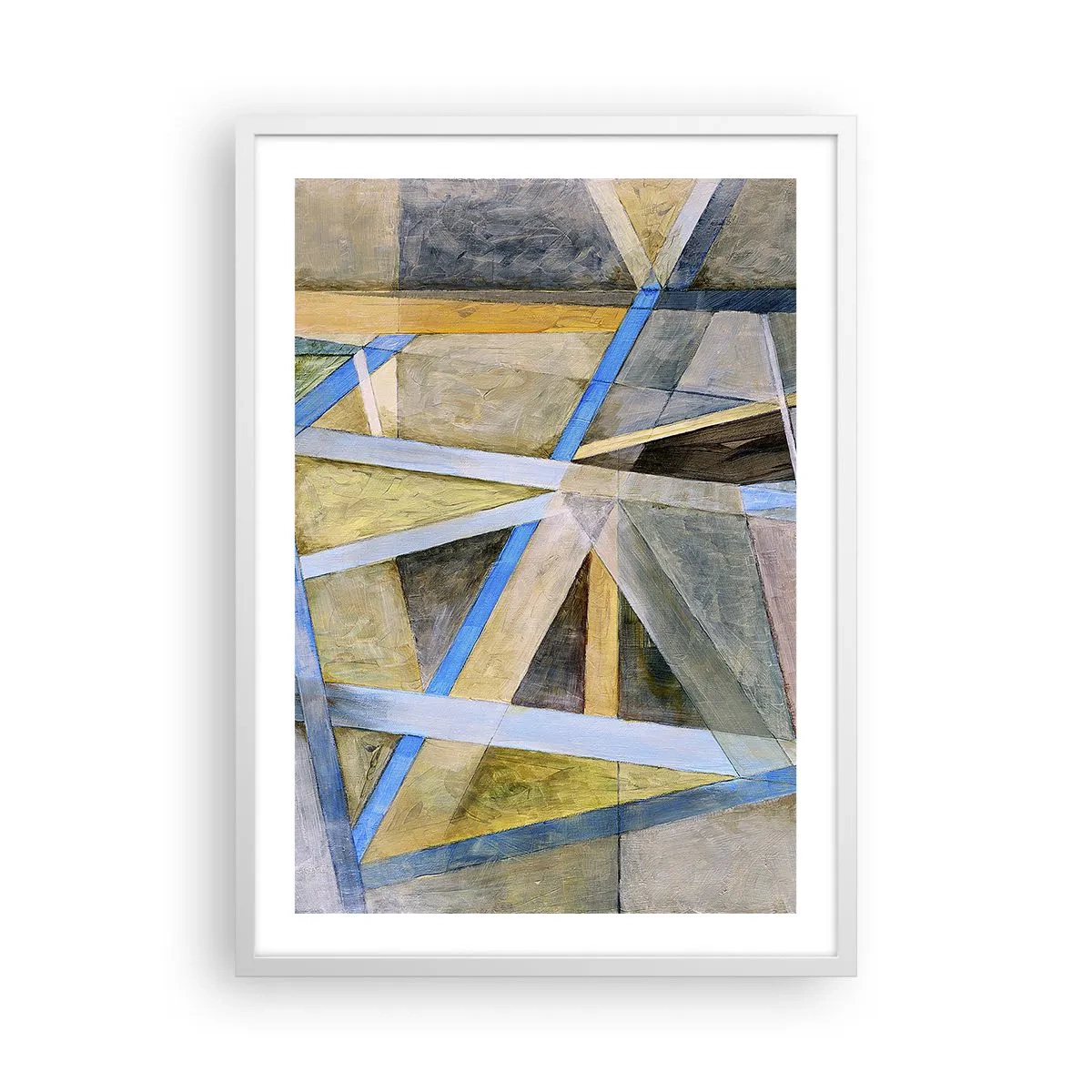 Poster in einem weißen Rahmen - Gerade oder diagonal? - 50x70 cm