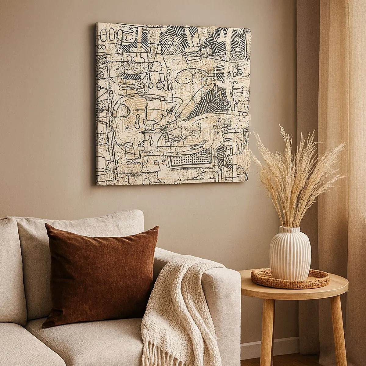 Bild auf Leinwand - Leinwandbild - Es wartet darauf, entschlüsselt zu werden - 30x30 cm