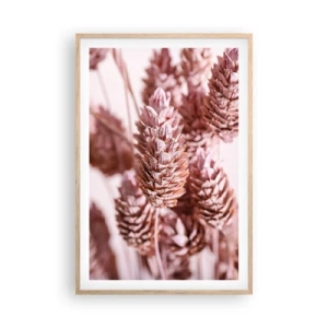 Poster in einem Rahmen aus heller Eiche - Scheinbar unauffällig - 61x91 cm