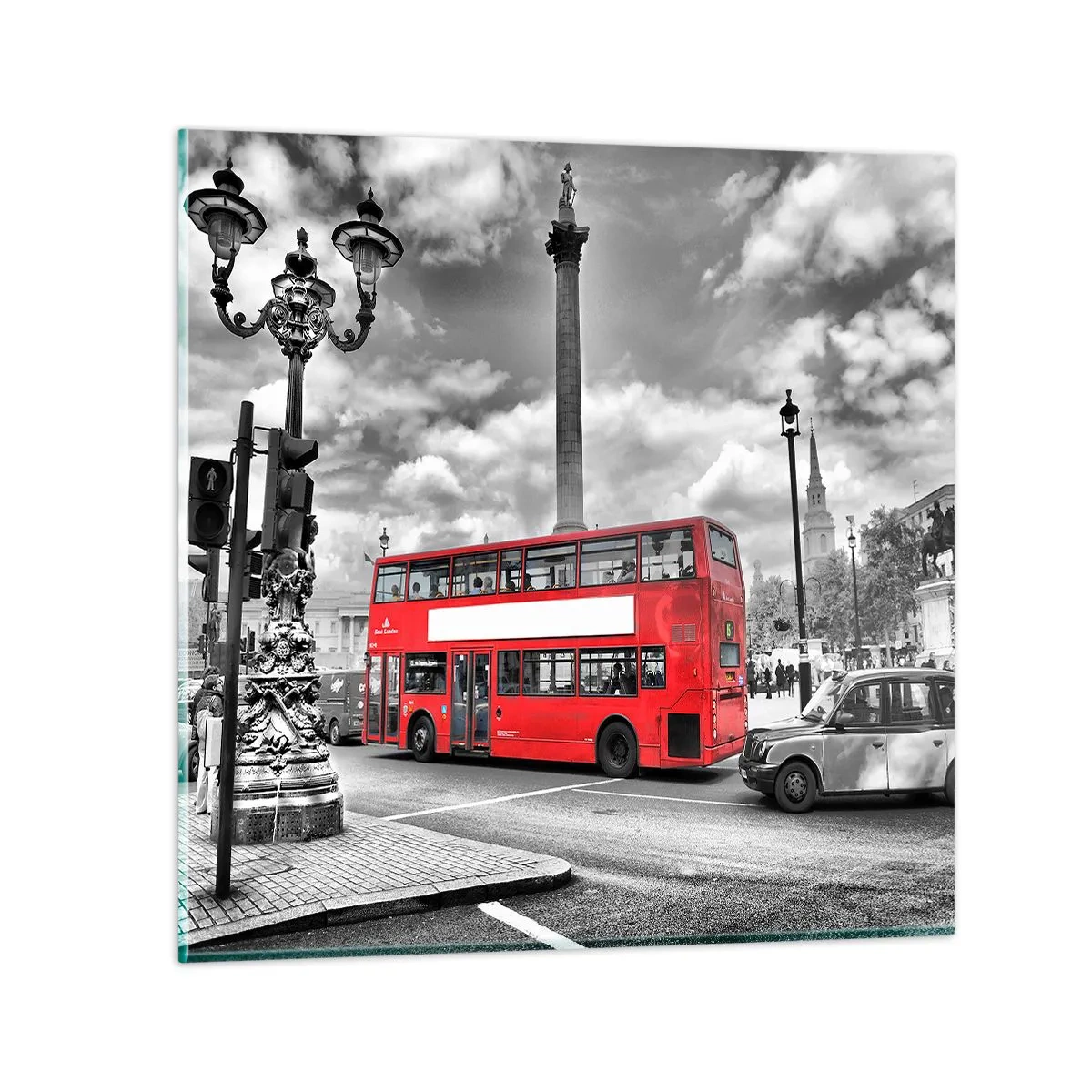 Glasbild - Bild auf glas - Der wahre Blutkreislauf der Stadt - 50x50 cm