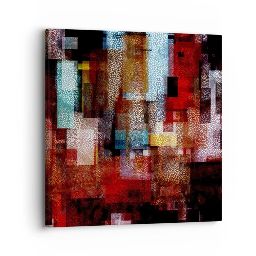 Bild auf Leinwand - Leinwandbild - Verwirrung mit Verwirrung - 30x30 cm