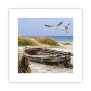 Poster - In Wind gebadet - 30x30 cm