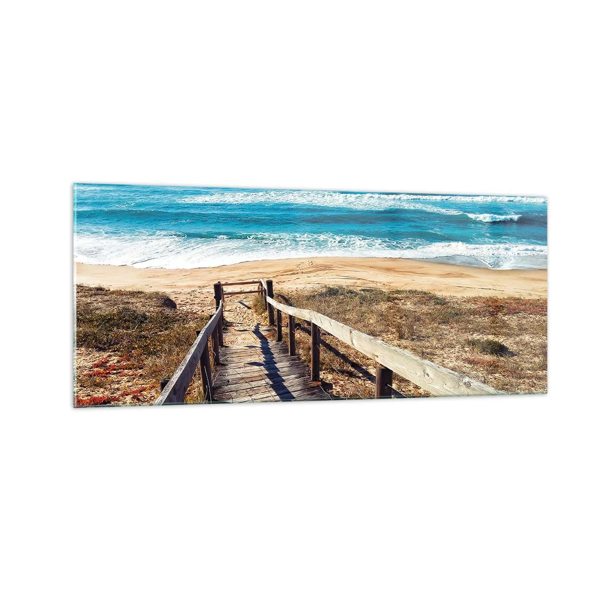 Glasbild - Bild auf glas - Lauf! - 100x40 cm