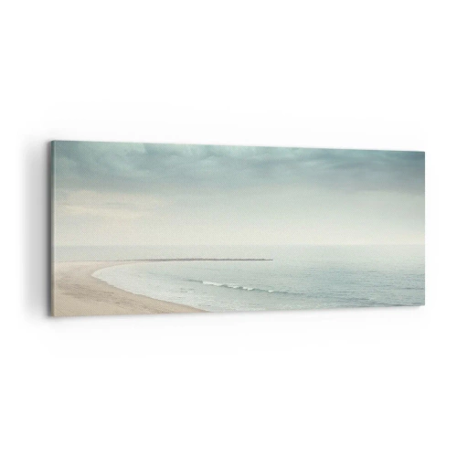 Bild auf Leinwand - Leinwandbild - Auf der Suche nach Frieden - 100x40 cm