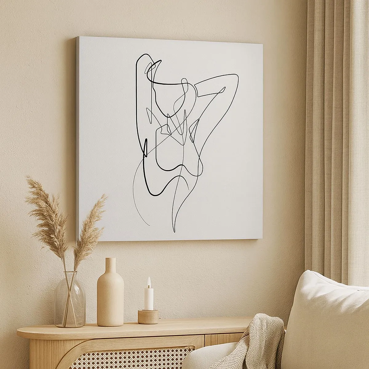 Bild auf Leinwand - Leinwandbild - So, wie du wirklich bist ... - 30x30 cm