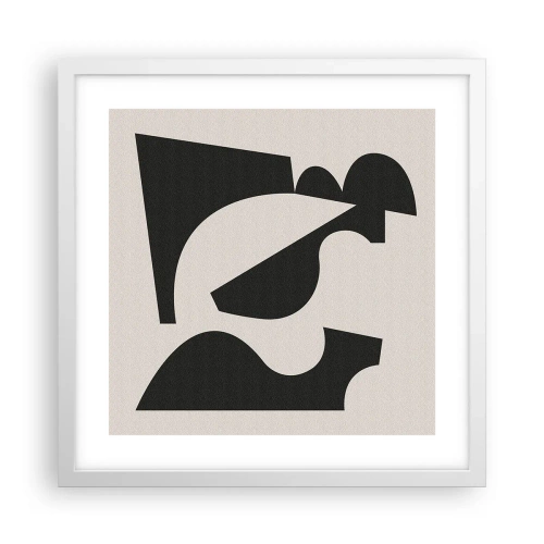 Poster in einem weißen Rahmen - Zum Selbstbauen - 40x40 cm