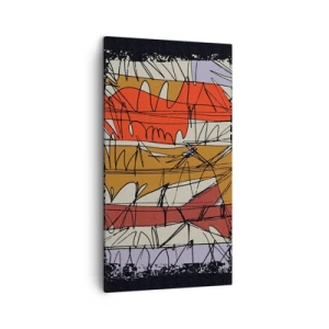 Bild auf Leinwand - Leinwandbild - Spontane Komposition - 45x80 cm