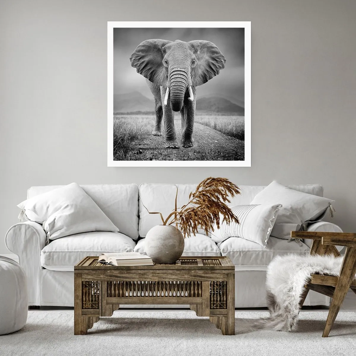 Poster - Der Gastgeber heißt willkommen - 60x60 cm