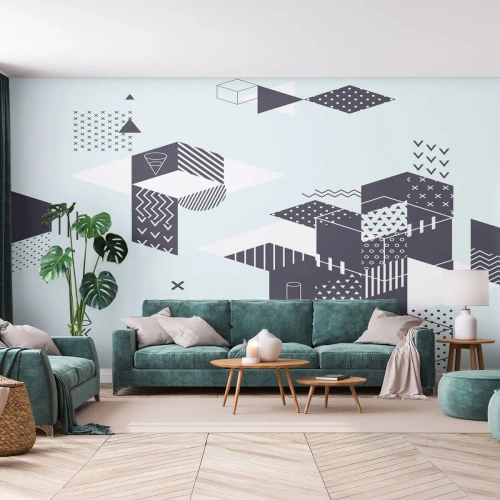 Fototapete Premium Sand - In der Seele eines Mathematikers - Abstraktion, Stück, Modernes Muster - 200x140 cm