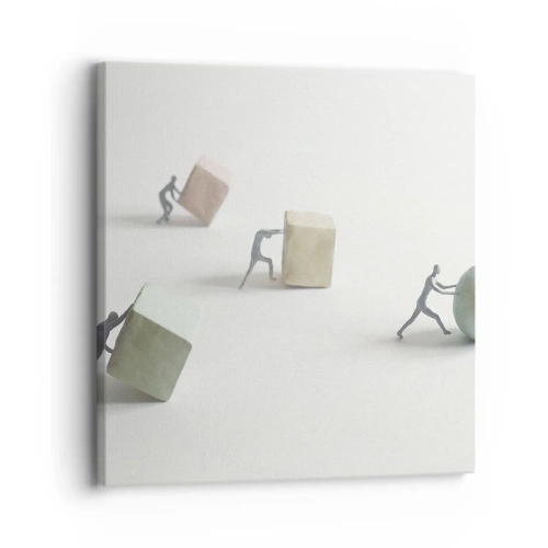 Bild auf Leinwand - Leinwandbild - Pures Leben - 30x30 cm