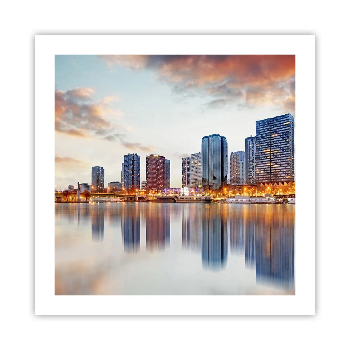 Poster - Die monumentale Ruhe von Paris - 50x50 cm