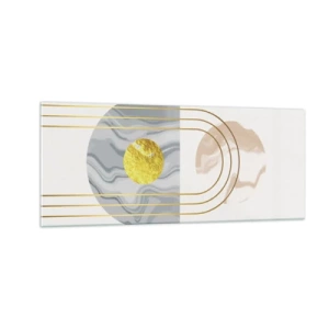 Glasbild - Bild auf glas - Helligkeit und Brillanz - 100x40 cm