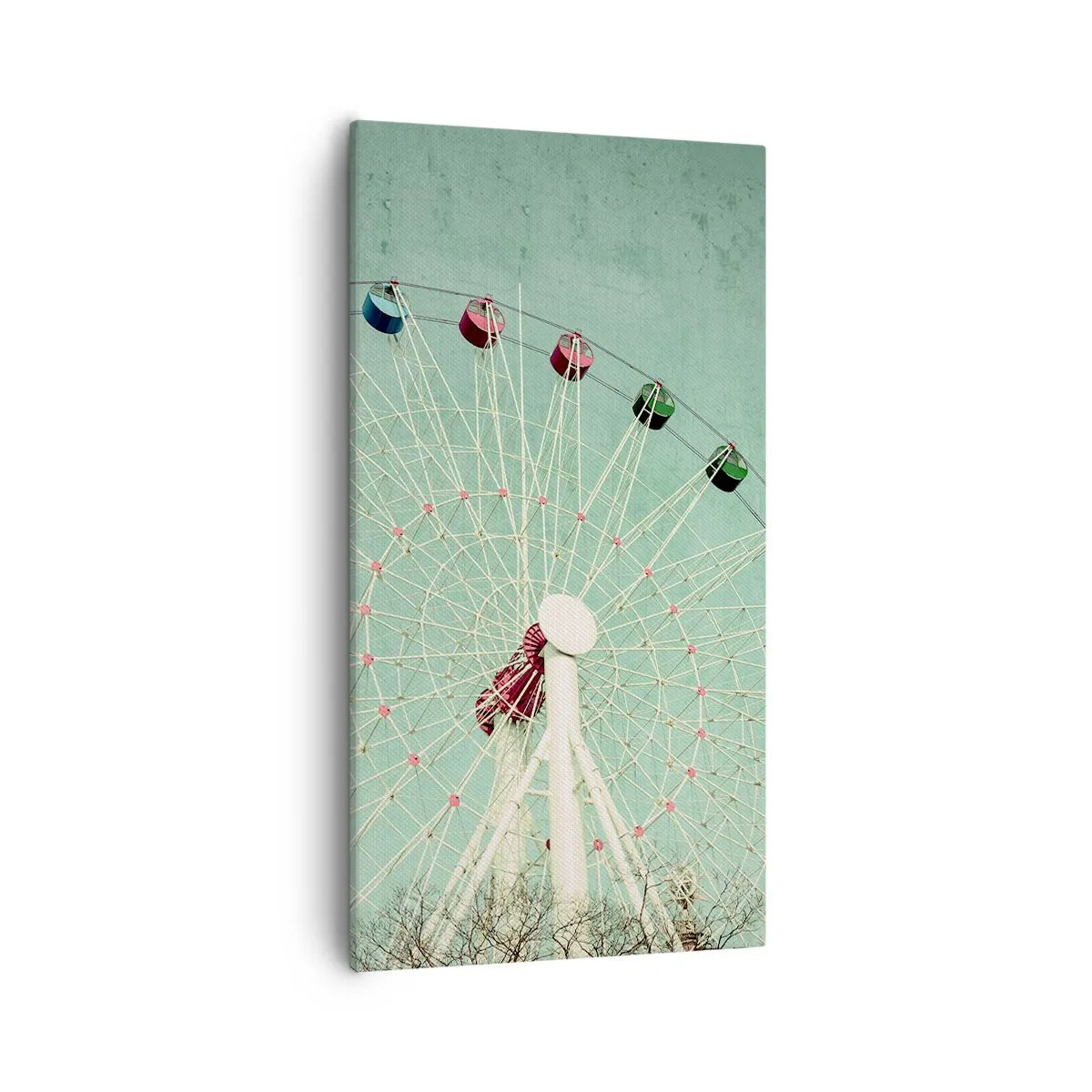 Bild auf Leinwand - Leinwandbild - Wir laden zum Spiel ein - 55x100 cm