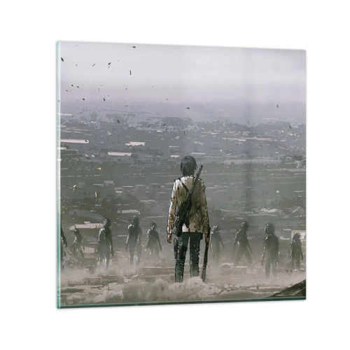 Glasbild - Bild auf glas - Letzter Gerechter? - 60x60 cm