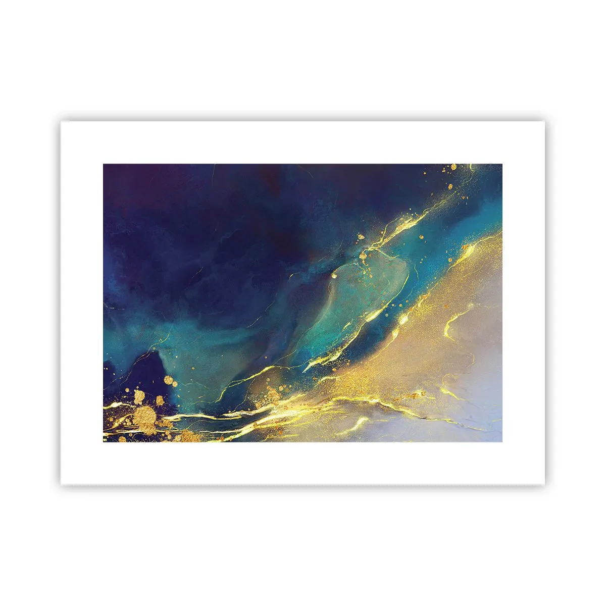 Poster - Der goldene Teich - 40x30 cm