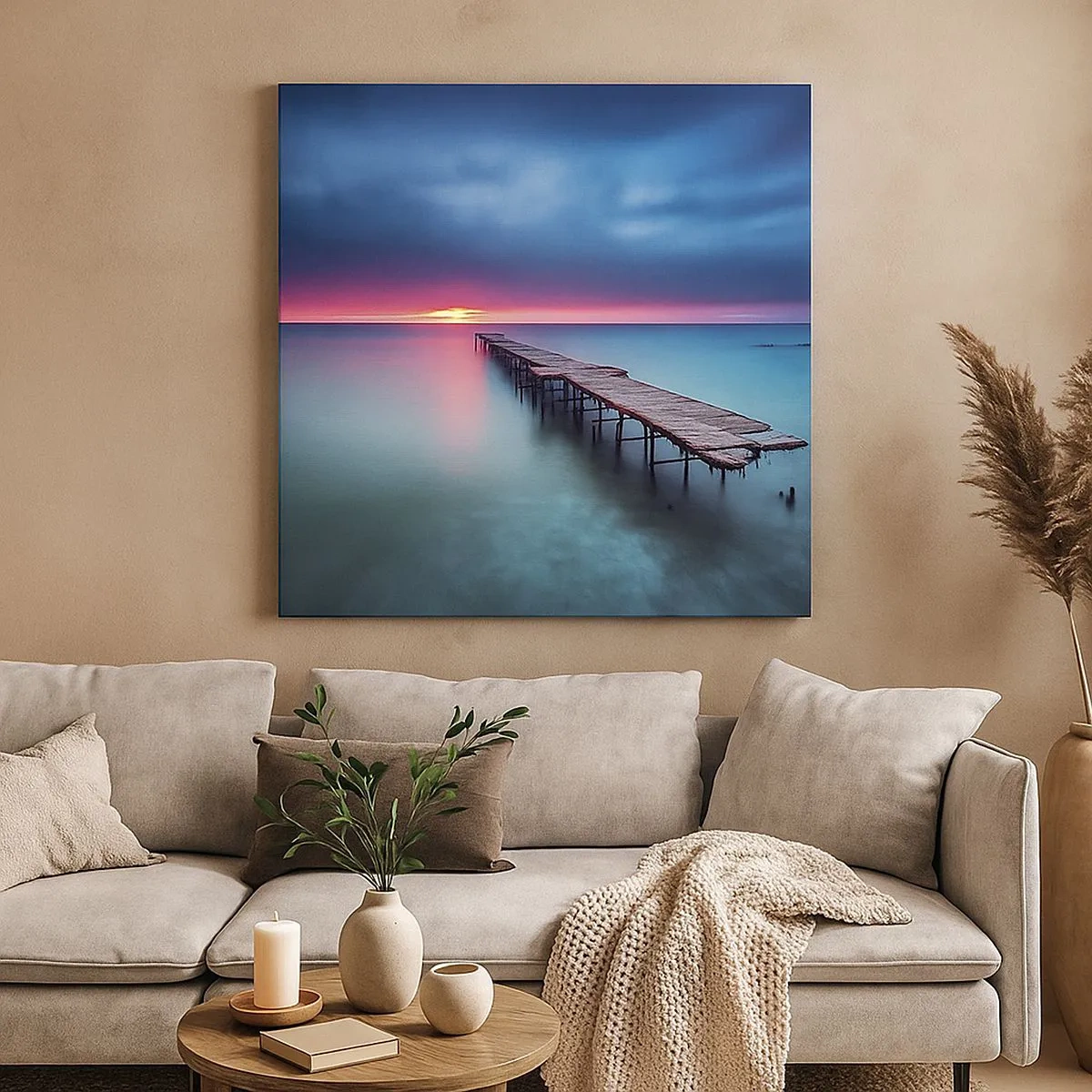 Bild auf Leinwand - Leinwandbild - Zwischen Himmel und Erde - 30x30 cm