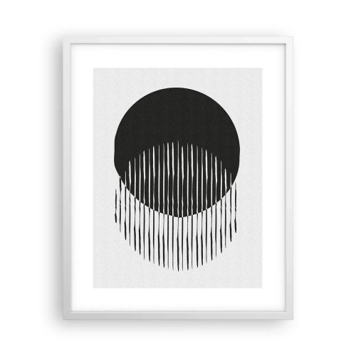 Poster in einem weißen Rahmen - Sein Alter Ego - 40x50 cm