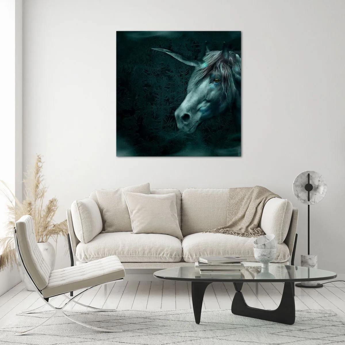 Glasbild - Bild auf glas - In einem Märchenwald - 30x30 cm