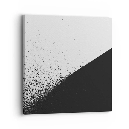 Bild auf Leinwand - Leinwandbild - Immer schneller, immer mehr - 40x40 cm