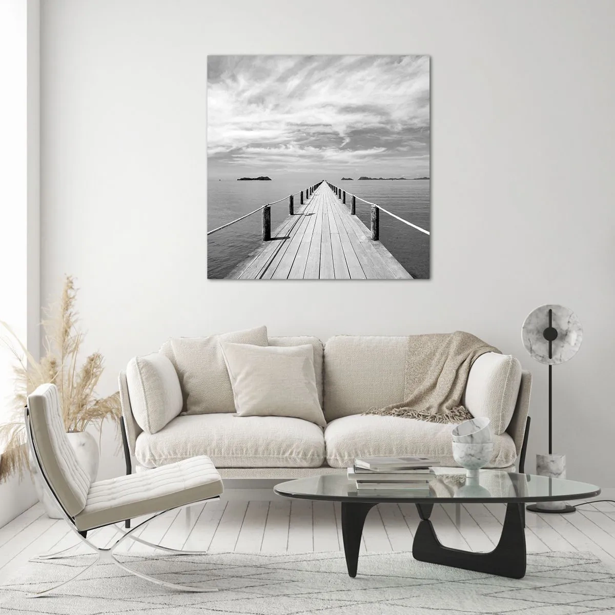 Glasbild - Bild auf glas - Oder vielleicht eine Reise ... - 30x30 cm