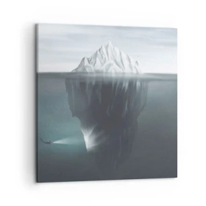 Bild auf Leinwand - Leinwandbild - Unterwassergeheimnis - 50x50 cm