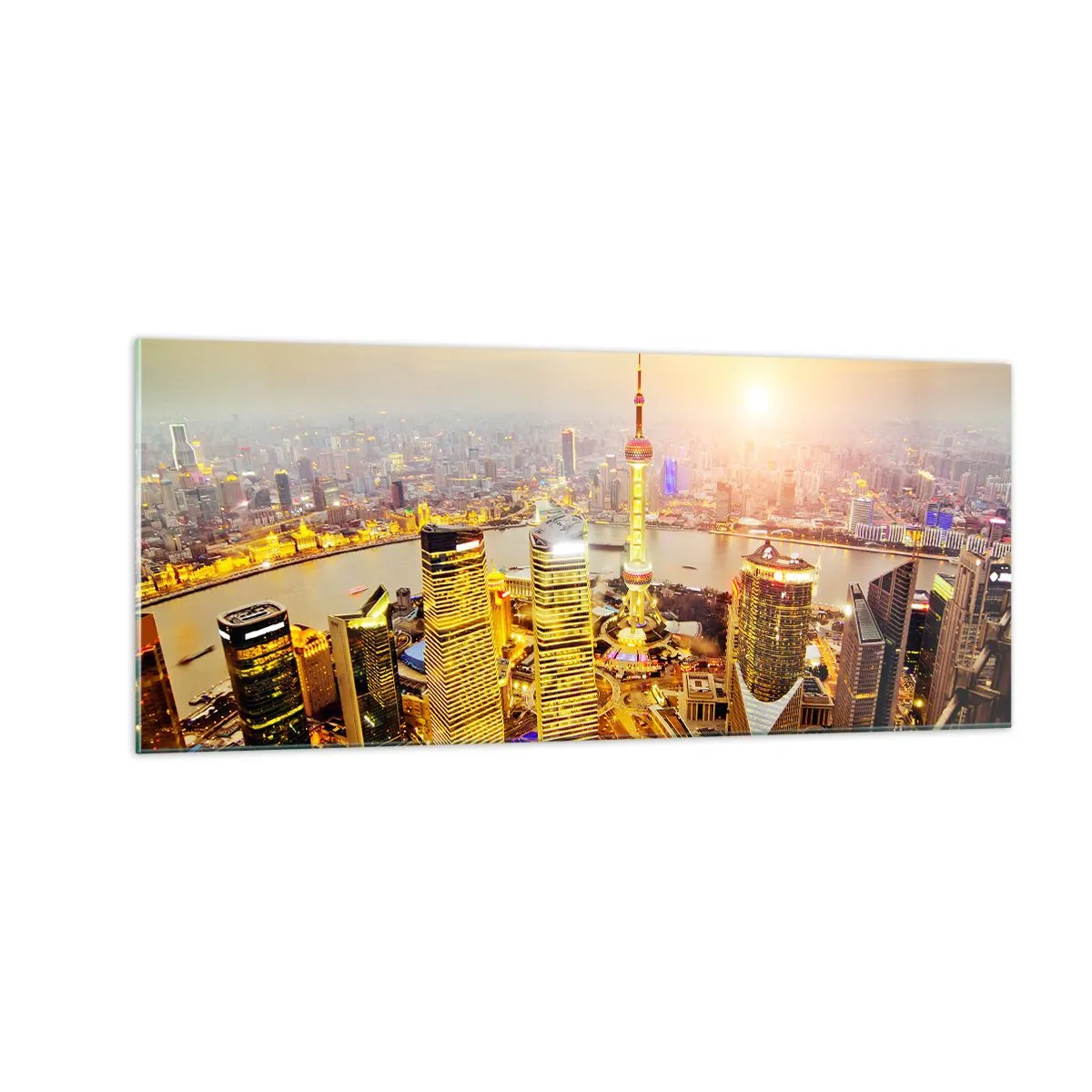 Glasbild - Bild auf glas - Asiatischer Traum - 100x40 cm