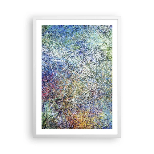 Poster in einem weißen Rahmen - Es ist nicht so einfach - 50x70 cm