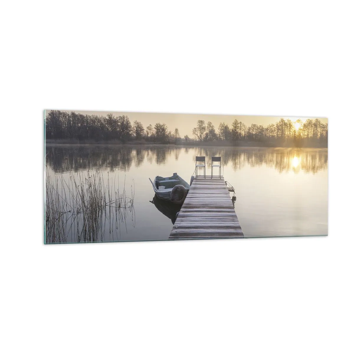 Glasbild - Bild auf glas - Ich komme nach einiger Zeit zurück - 100x40 cm