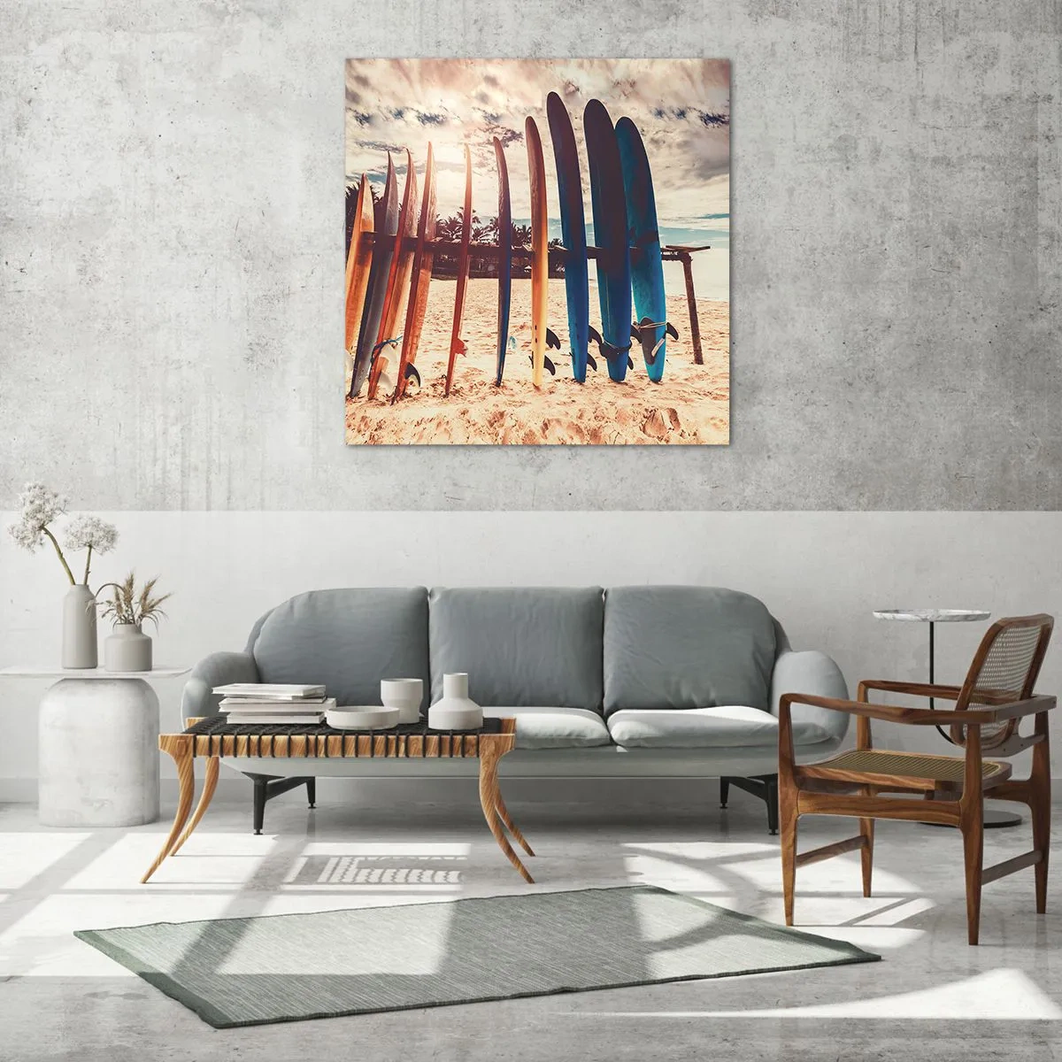 Glasbild - Bild auf glas - Gute Nacht bis morgen - 40x40 cm