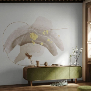 Fototapete Premium Sand - Im Weltraum begegnet - Abstraktion, Stück, Modernes Muster - 350x256 cm