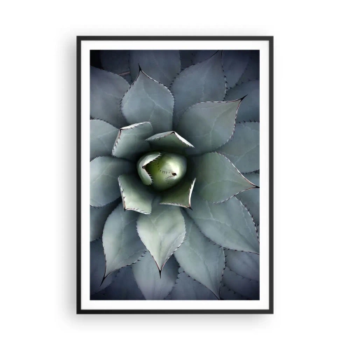 Poster in einem schwarzem Rahmen - Es lockt an und warnt - 70x100 cm