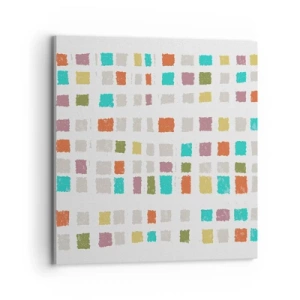 Bild auf Leinwand - Leinwandbild - Unbekanntes Spiel - 70x70 cm