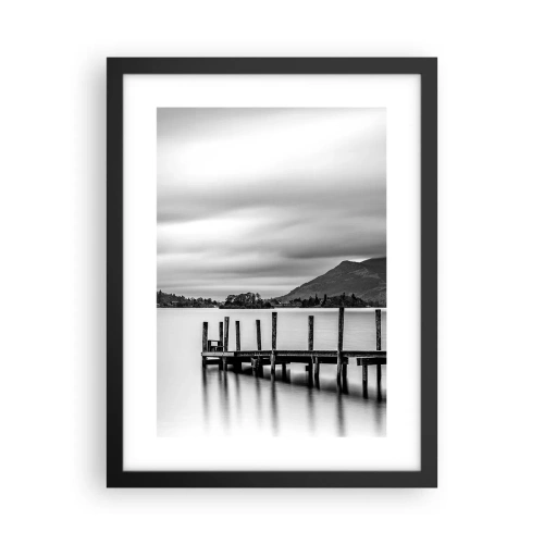 Poster in einem schwarzem Rahmen - Milde und Kraft - 30x40 cm