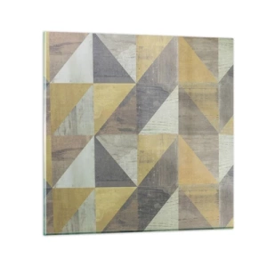 Glasbild - Bild auf glas - Am Winkel des Dreiecks - 30x30 cm