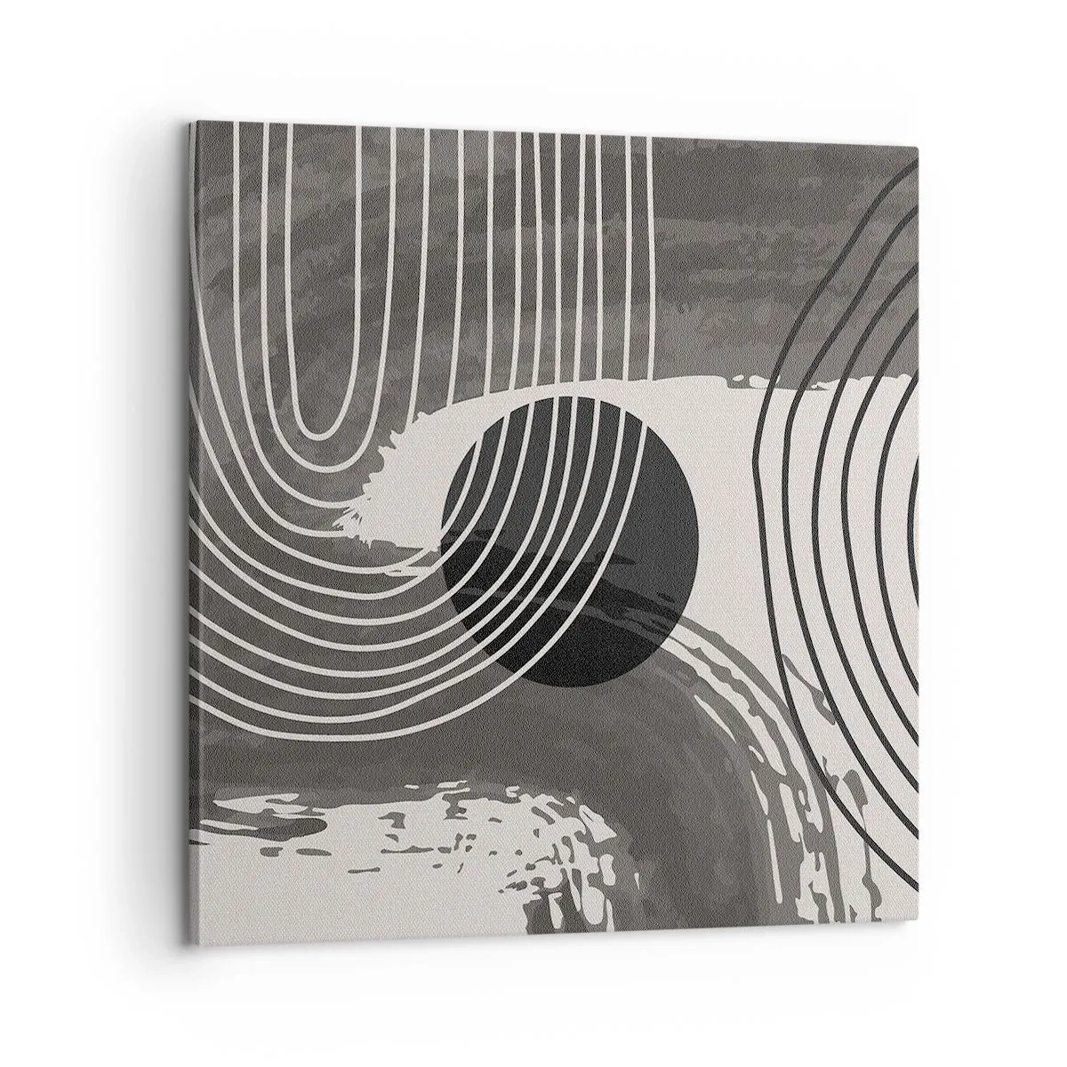 Bild auf Leinwand - Leinwandbild - Oval gewinnt - 60x60 cm