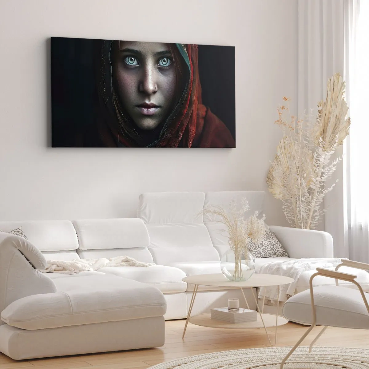 Bild auf Leinwand - Leinwandbild - Prinzessin aus dem Osten - 100x40 cm