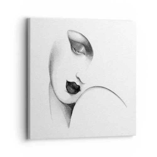 Bild auf Leinwand - Leinwandbild - Im Stil von Łempicka - 30x30 cm