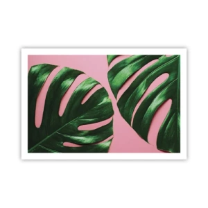 Poster - Rendezvous im Grünen - 91x61 cm