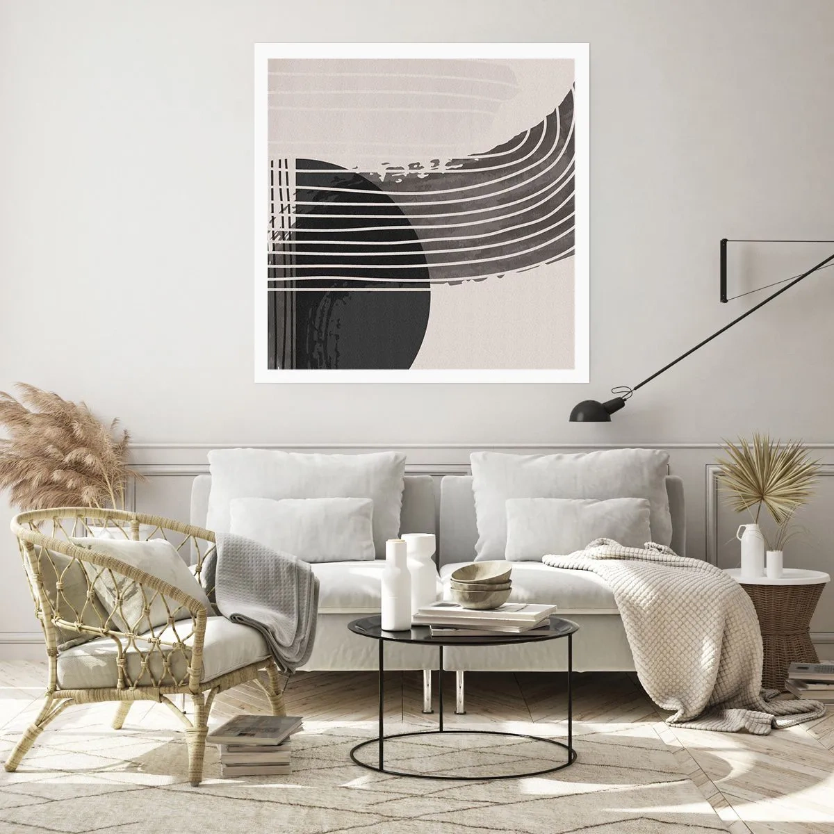 Poster - Hin und zurück - 30x30 cm