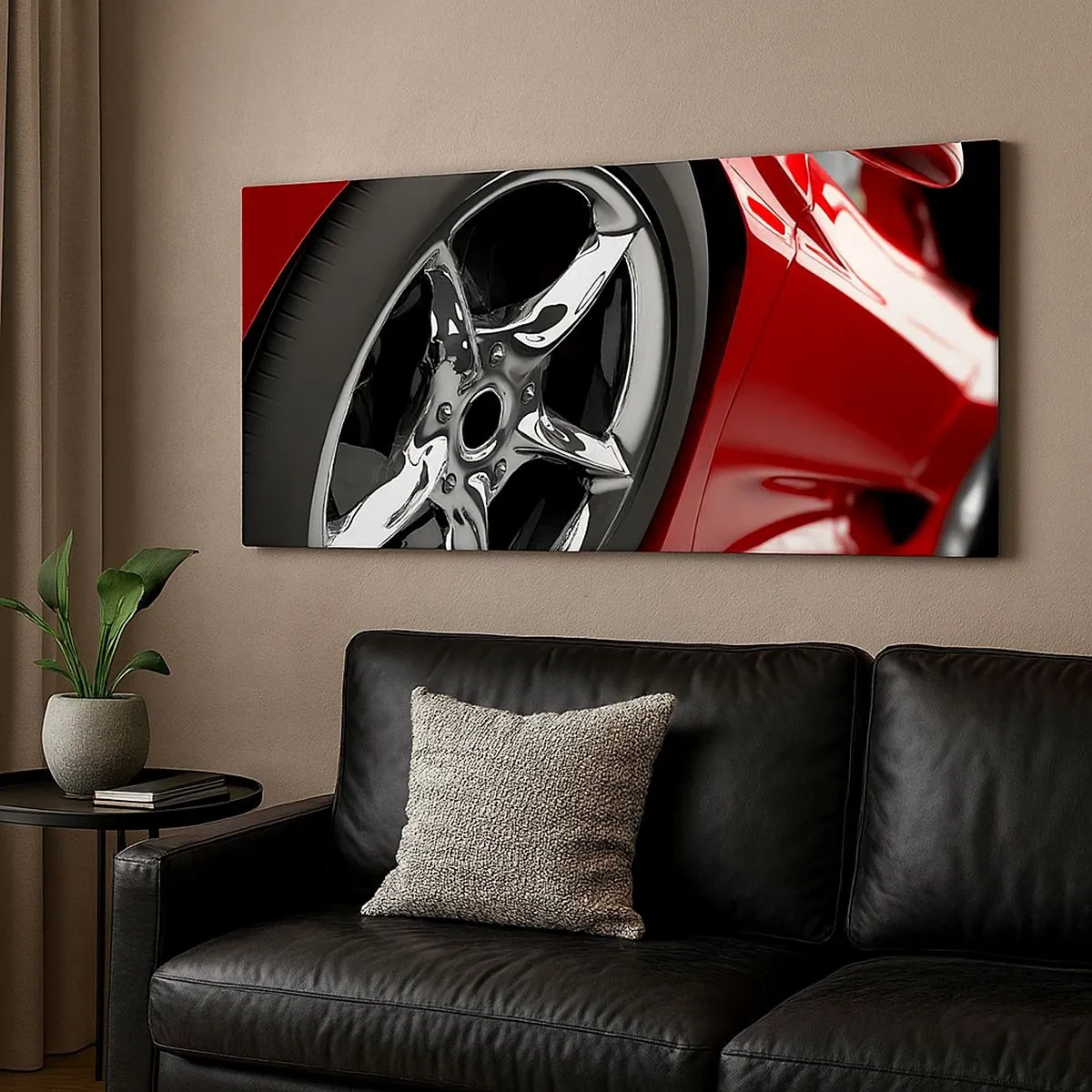 Bild auf Leinwand - Leinwandbild - Für Schnelligkeit gebaut - 100x40 cm