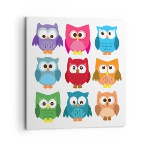 Bild auf Leinwand - Leinwandbild - Es macht Spaß, anders zu sein - 60x60 cm