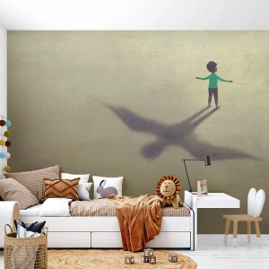Fototapete Standard Eco - Der Held der Zukunft - Abstraktion, Fantasie, Stück - 250x175 cm